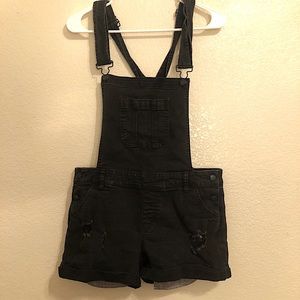 black short overalls